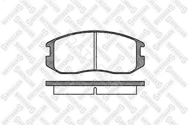 Тормозные колодки STELLOX 368000-SX