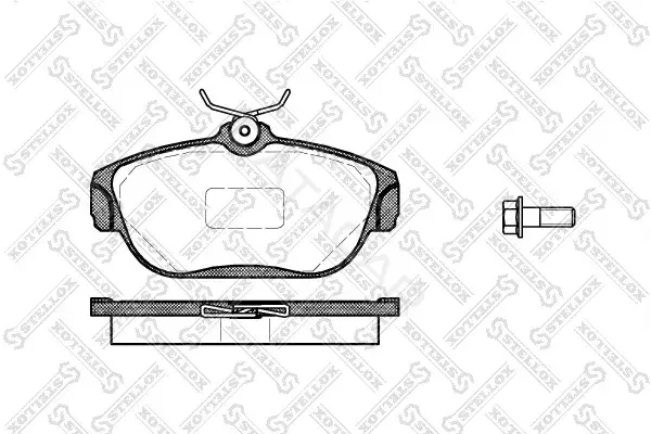 Тормозные колодки STELLOX 379000-SX