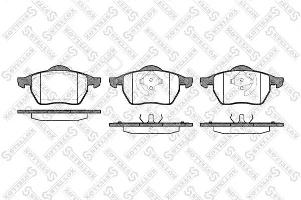 Тормозные колодки STELLOX 401020B-SX