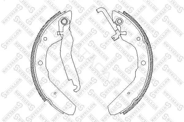 Барабанные колодки STELLOX 414100-SX