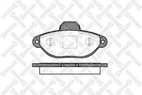 Тормозные колодки STELLOX 425020-SX