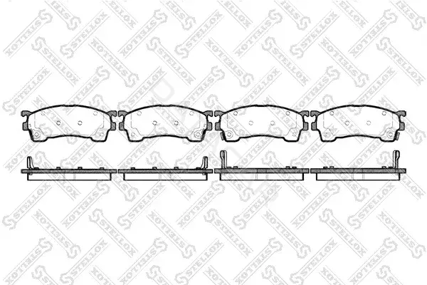 Тормозные колодки STELLOX 426004-SX