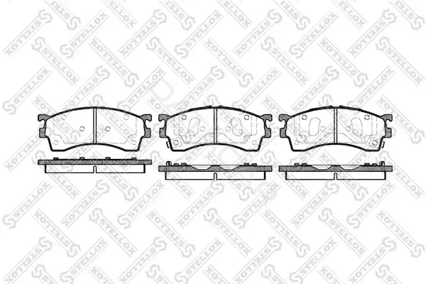 Тормозные колодки STELLOX 426012B-SX