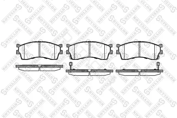 Тормозные колодки STELLOX 426032-SX