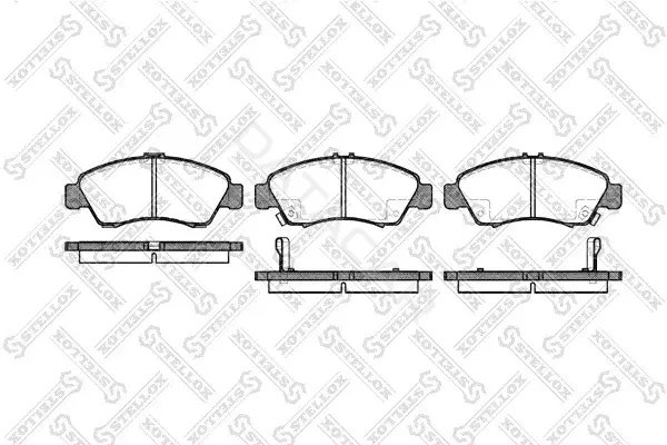 Тормозные колодки STELLOX 430002B-SX