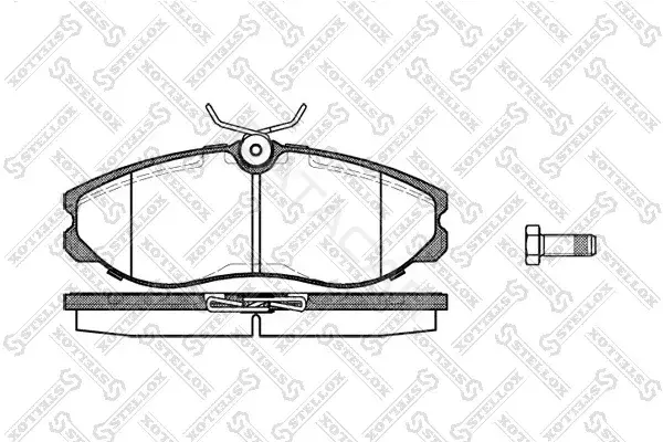 Тормозные колодки STELLOX 473000B-SX
