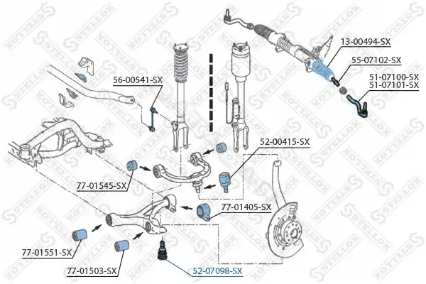 Шаровая опора STELLOX 52-07098-SX