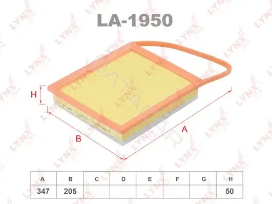 Воздушный фильтр LYNXAUTO LA-1950