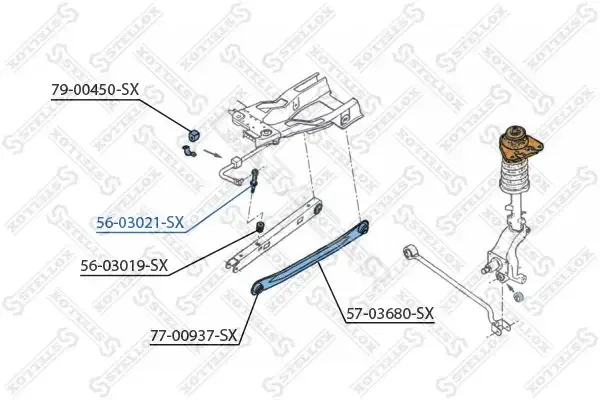 Стойки стабилизатора STELLOX 56-03021-SX