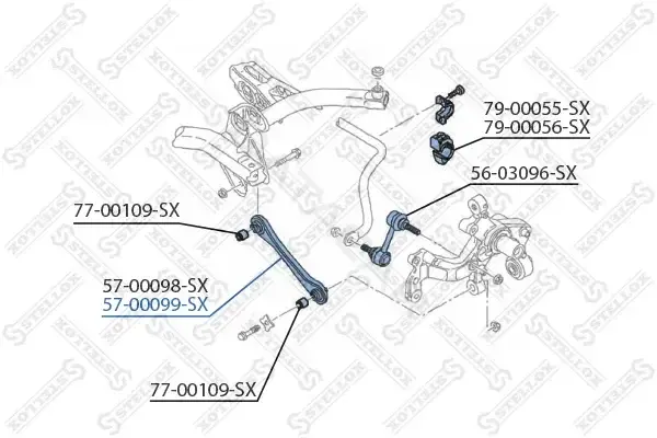 Рычаги STELLOX 57-00099-SX