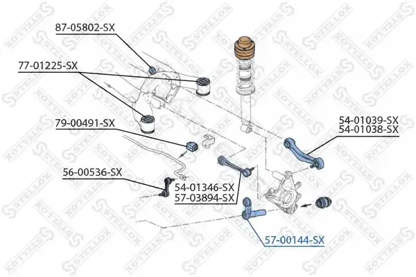 Рычаги STELLOX 57-00144-SX