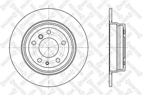 Тормозные диски STELLOX 6020-1520-SX