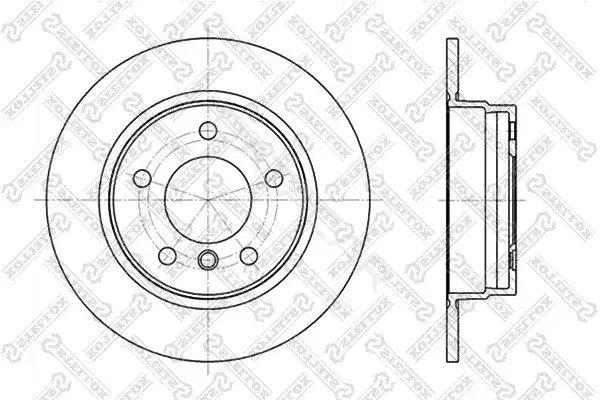 Тормозные диски STELLOX 6020-1525-SX