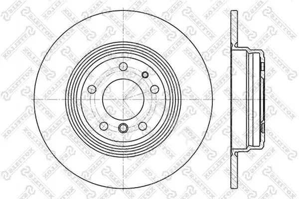 Тормозные диски STELLOX 6020-1533-SX