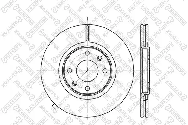 Тормозные диски STELLOX 6020-1919V-SX