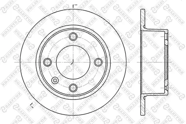 Тормозные диски STELLOX 6020-1920-SX