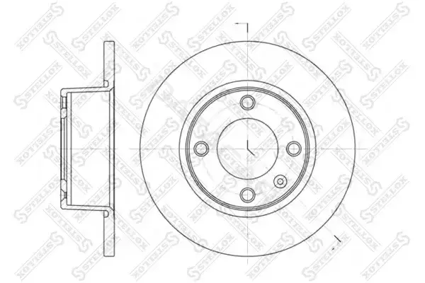 Тормозные диски STELLOX 6020-1924-SX