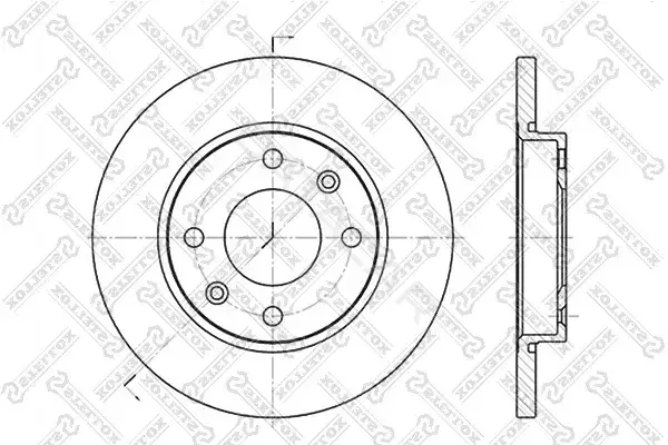 Тормозные диски STELLOX 6020-1926-SX