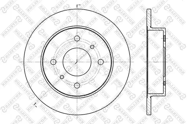 Тормозные диски STELLOX 6020-2229-SX