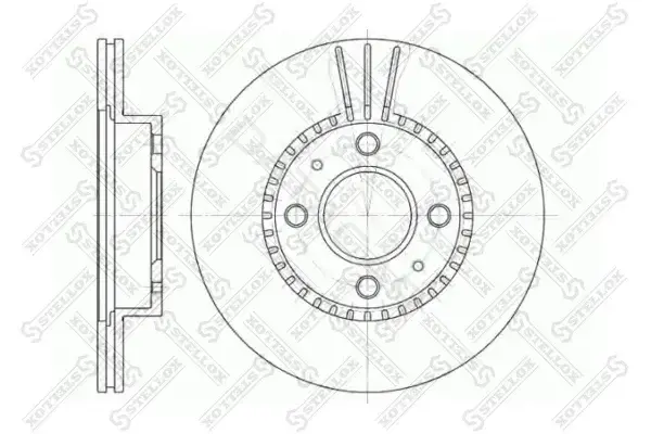 Тормозные диски STELLOX 6020-2245V-SX