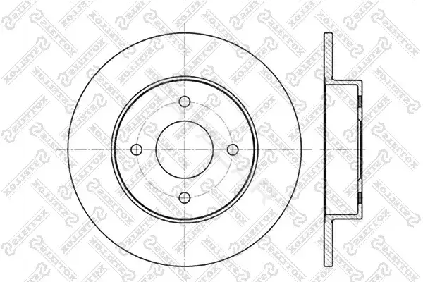 Тормозные диски STELLOX 6020-2252-SX