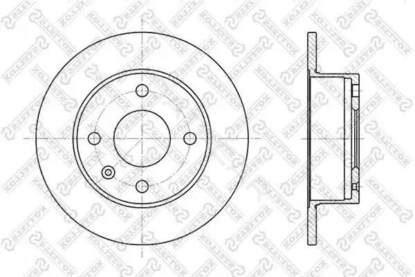 Тормозные диски STELLOX 6020-2513-SX