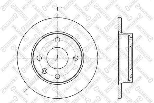 Тормозные диски STELLOX 6020-2526-SX