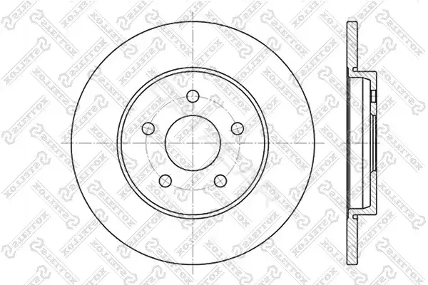 Тормозные диски STELLOX 6020-2551-SX