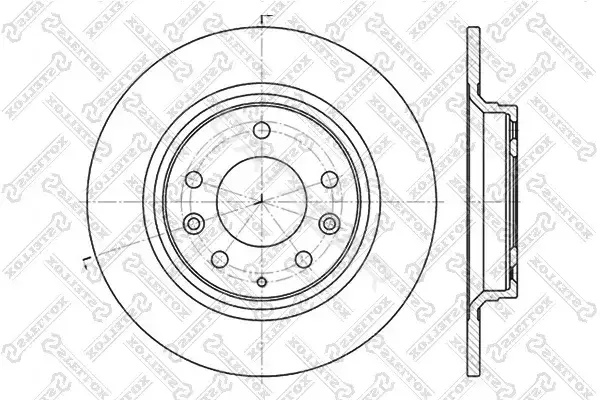 Тормозные диски STELLOX 6020-3246-SX