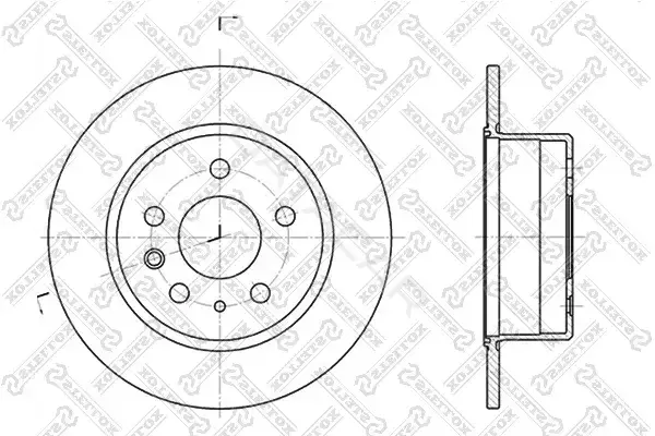 Тормозные диски STELLOX 6020-3305-SX