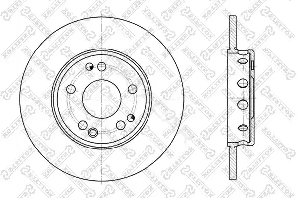Тормозные диски STELLOX 6020-3309-SX
