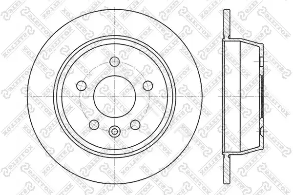 Тормозные диски STELLOX 6020-3333-SX