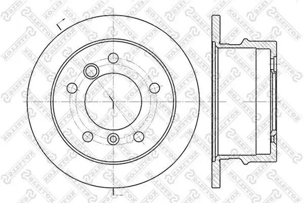 Тормозные диски STELLOX 6020-3337-SX