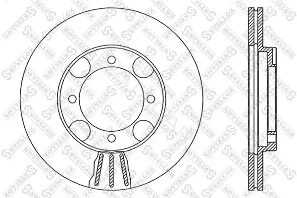 Тормозные диски STELLOX 6020-3408V-SX