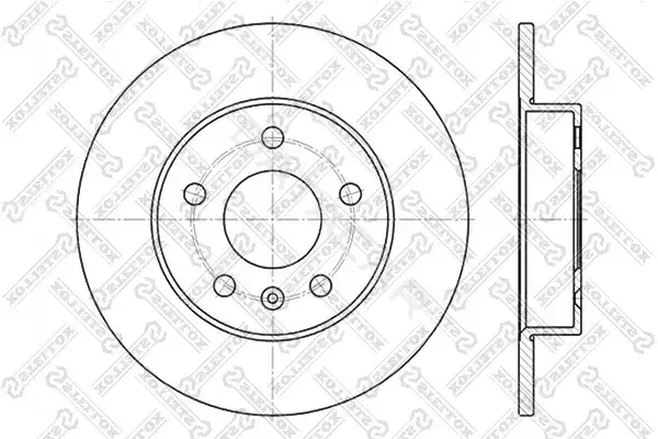 Тормозные диски STELLOX 6020-3631-SX