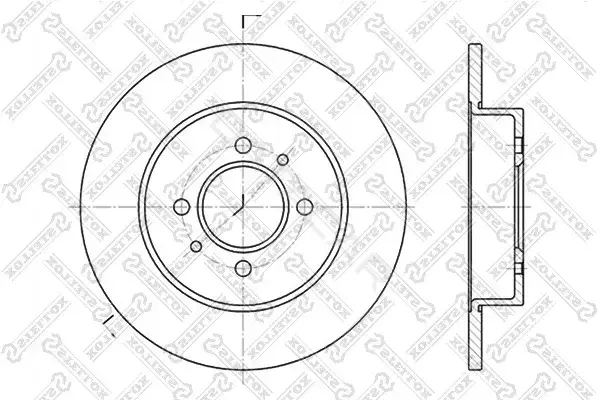 Тормозные диски STELLOX 6020-3914-SX