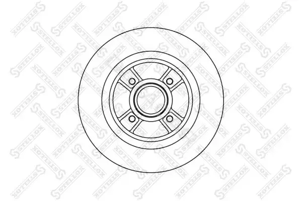 Тормозные диски STELLOX 6020-3935-SX