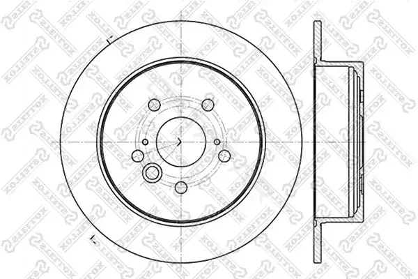 Тормозные диски STELLOX 6020-4574-SX