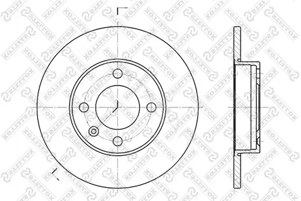 Тормозные диски STELLOX 6020-4704-SX