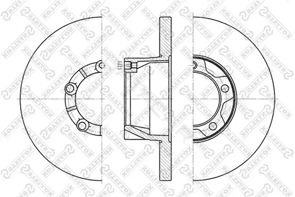 Тормозные диски STELLOX 6020-4721-SX