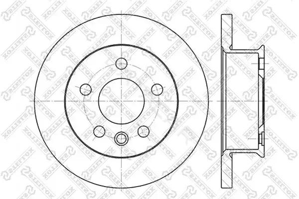 Тормозные диски STELLOX 6020-4732-SX