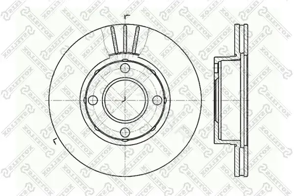 Тормозные диски STELLOX 6020-4738V-SX