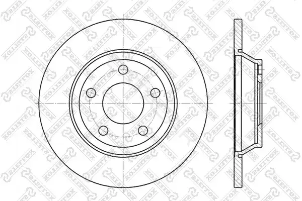 Тормозные диски STELLOX 6020-4745-SX