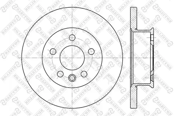 Тормозные диски STELLOX 6020-4746-SX
