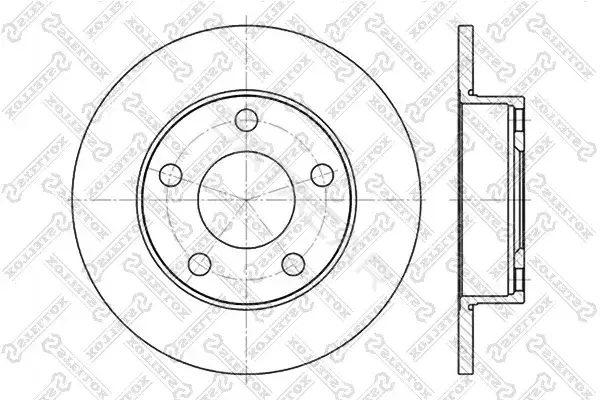 Тормозные диски STELLOX 6020-4747-SX