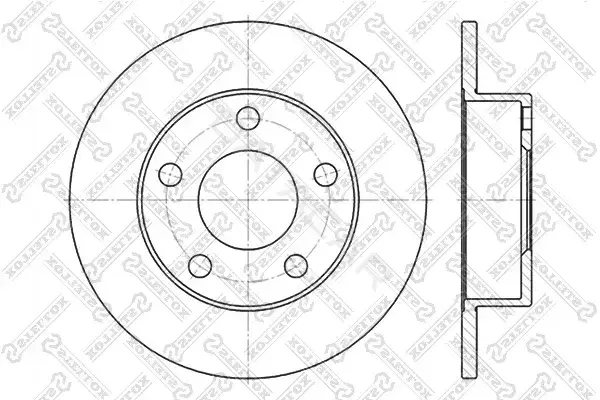 Тормозные диски STELLOX 6020-4763-SX