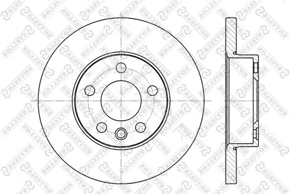 Тормозные диски STELLOX 6020-4766-SX
