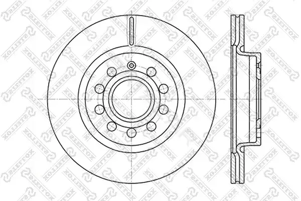 Тормозные диски STELLOX 6020-4787V-SX