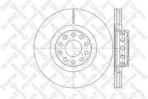 Тормозные диски STELLOX 6020-4791V-SX