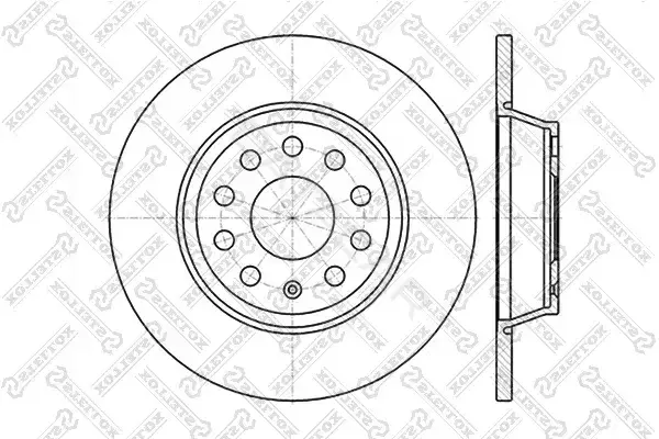 Тормозные диски STELLOX 6020-4840-SX